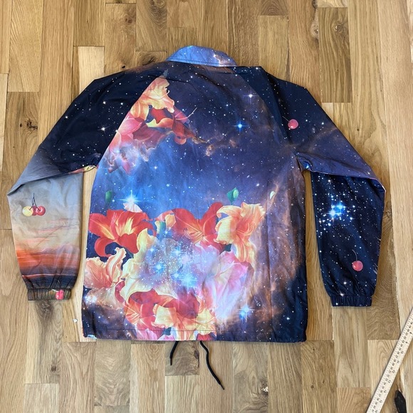 NWOT RIPNDIP Windbreaker Button Up Jacket Galaxy SZ M - Picture 6 of 6